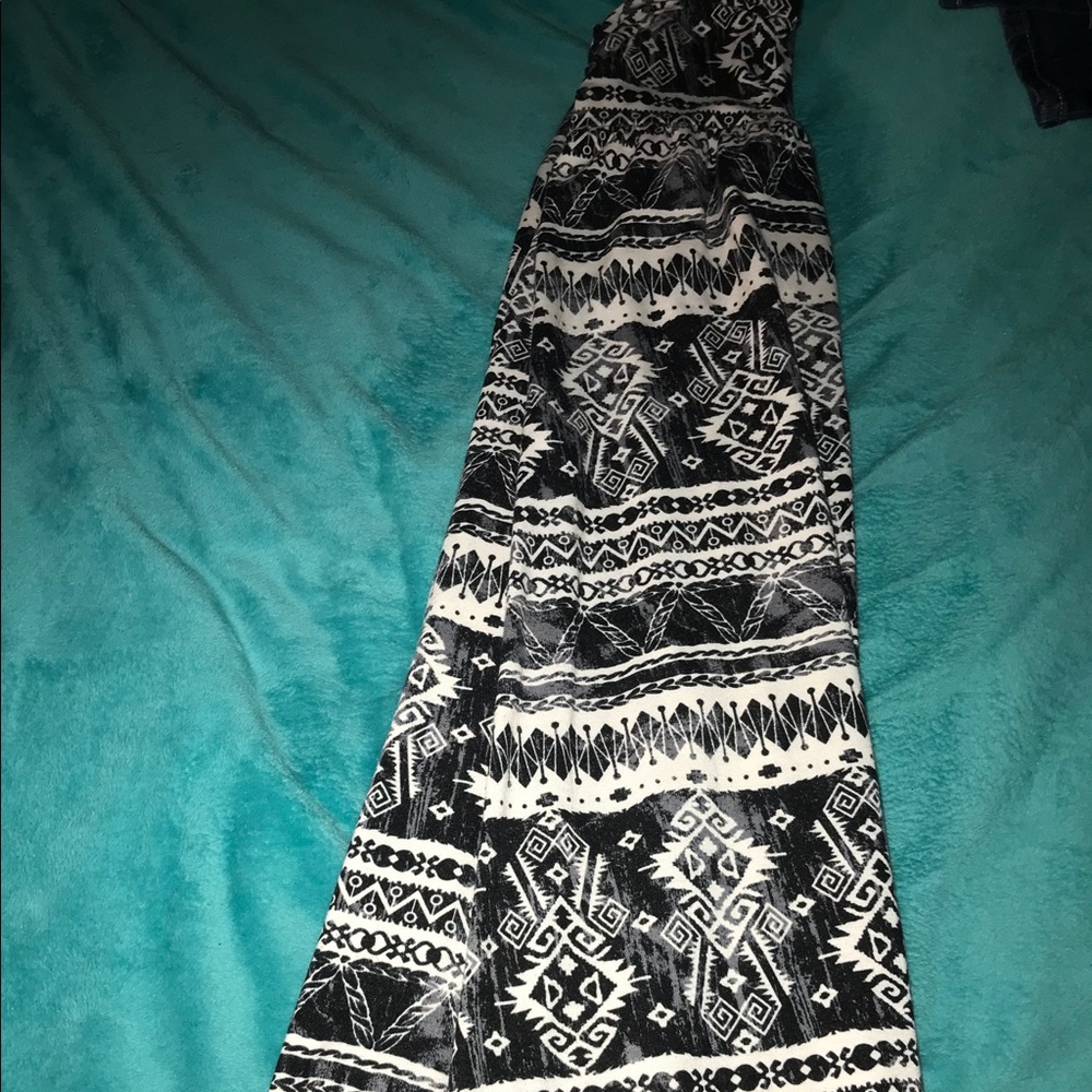 Printed maxi skirt